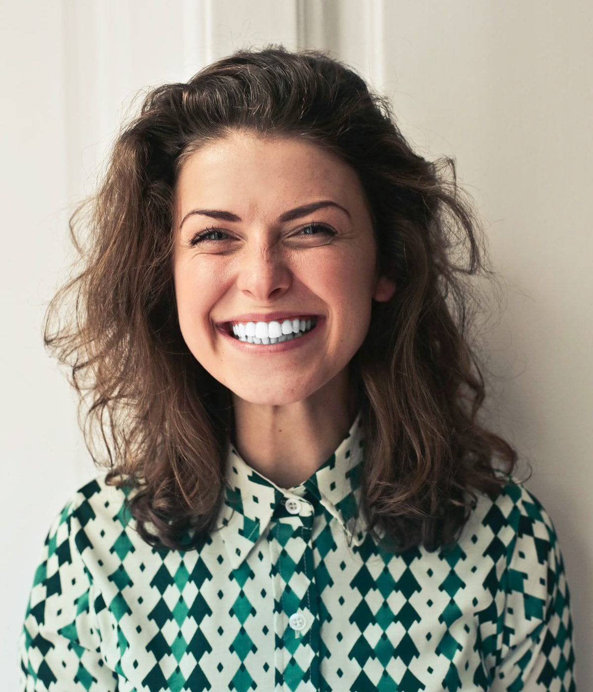 Female smiling with white teeth